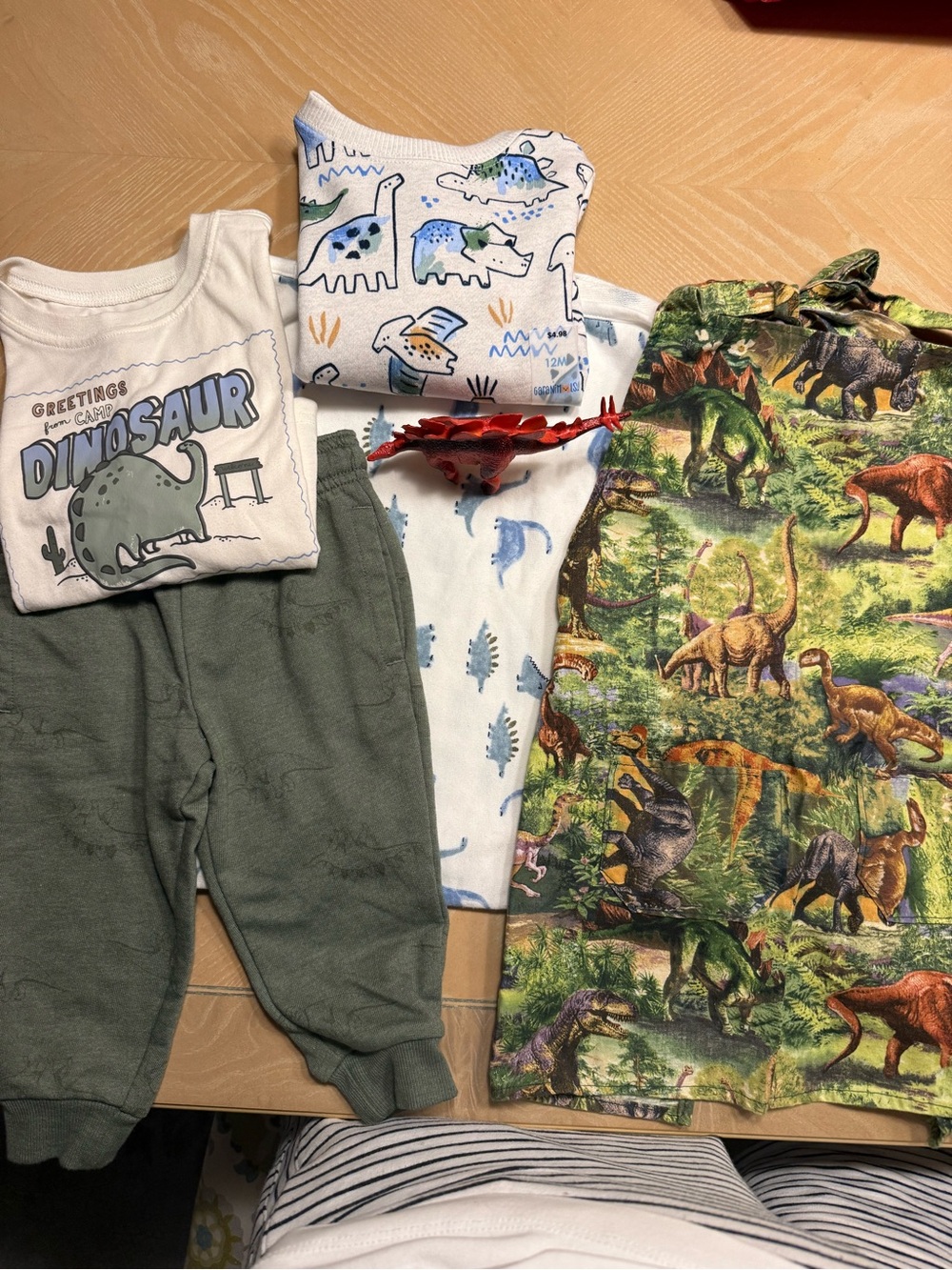 Prehistoric 6 piece- Dinosaur themed set . 12 months
